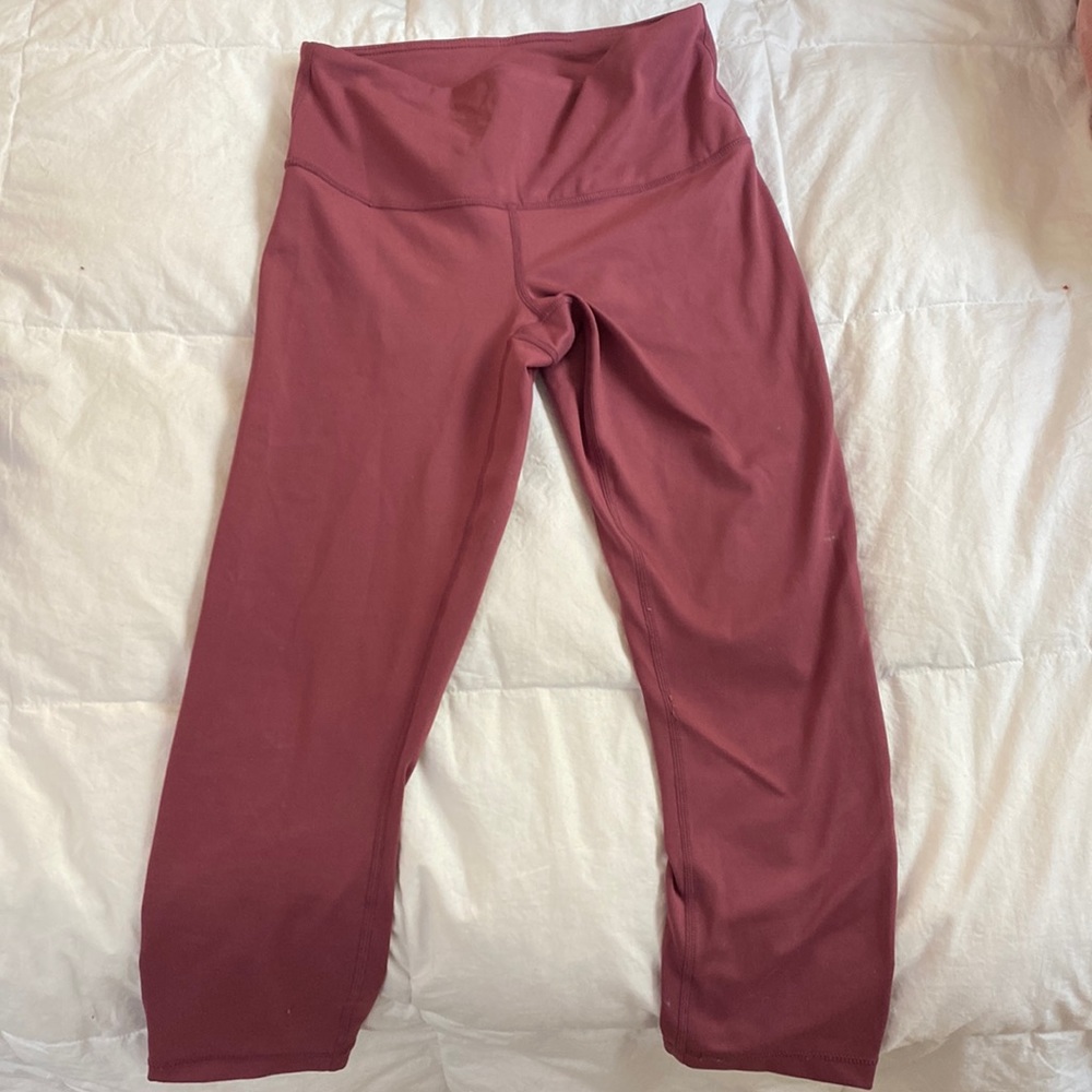 YOGALICIOUS BERRY COLORED LEGGINGS